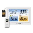 Raddy WM6 Weather Station Wireless Indoor Outdoor w/ 2000mAh Battery