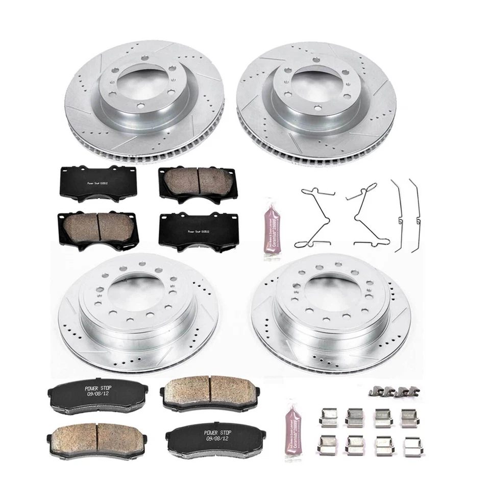 Power Stop K5874 1-Click Z23 Evolution Sport Brake Kit for 10-19 Toyota 4Runner Foto 2 de 2