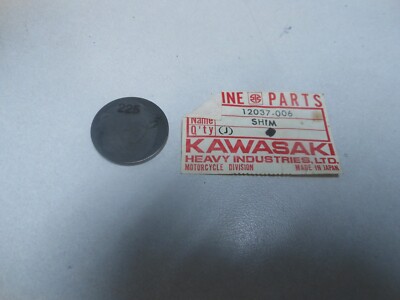 NOS Kawasaki OEM 2.25T Tappet Shim 76-77 KZ900 77-05 KZ1000 12037