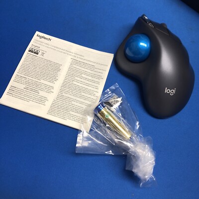 MINT TRACKMAN Logitech TRACKBALL MOUSE  M570 Wireless Mouse/W DONGLE