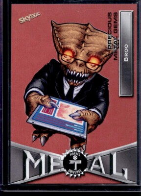 2020 Upper Deck Marvel X-Men Metal Universe PMG Red /100 Broo #12