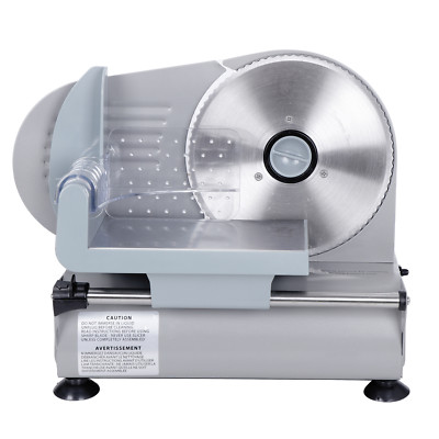 7.5'' Blade Commercial Meat Slicer Deli Meat Cheese Food Slicer Cheese Ham Bread,