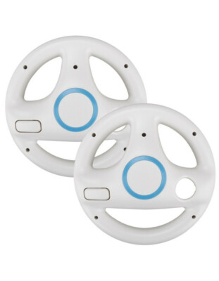 Volant officiel Blanc Nintendo Wii Wiimote Mario Kart RVL 024