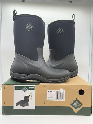 Muck Women's Arctic Weekend Rubber Boots - WAW000 - Black - Size US 11M
