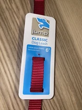 New Jump Classic Red Nylon 6’  Dog Leash