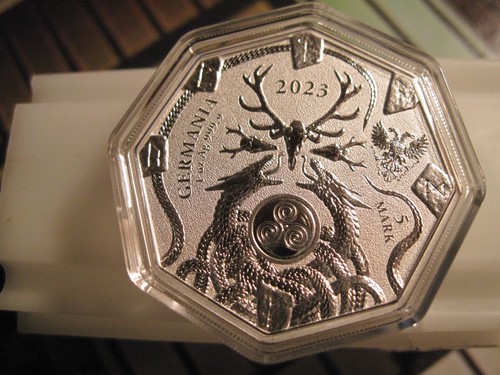 2023 GERMANIA WITCHCRAFT: SEERESS 1 OZ SILVER BU - Picture 2 of 6