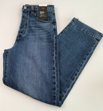 Levi's Premium Women Ribcage Straight Ankle Tailored Jeans 25x27 Blue NWT