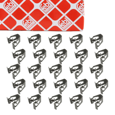 25x FEBI Clip Klammer Abdeckung Stoßstange für AUDI SEAT SKODA VW 1K0867388A