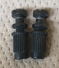 2001 ESP Ltd Viper-100 Chitarra Elettrica Tailpiece Originale Nero Borchie di Montaggio