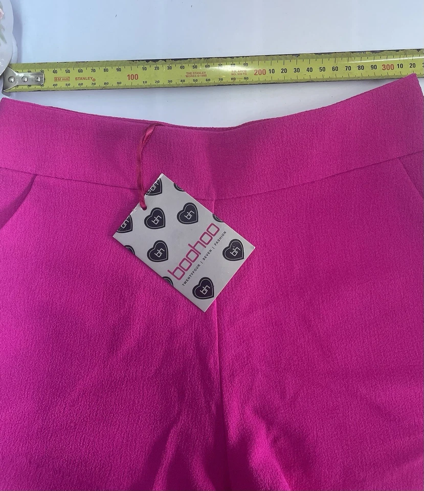Booho Casual Or Glam Dress Shorts New With Tags Size 8 Small Microfibre Pink. - Image 4 of 4
