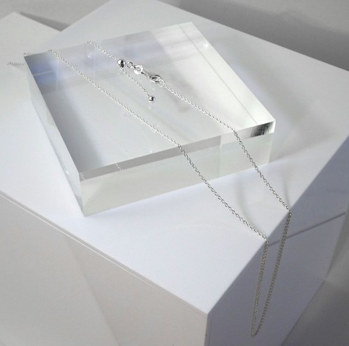Sterling Silver Adjustable Slider Pendant Chain up to 24 Inches - Picture 6 of 7