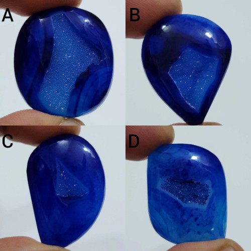 Beautiful Designer Window Druzy Agate Cabochon Mix Shape Loose Gemstone Jewelry - Picture 9 of 13