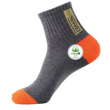 6 Pairs Autumn Winter Cotton Odorproof Breathable Sweat Absorbing Medium Socks