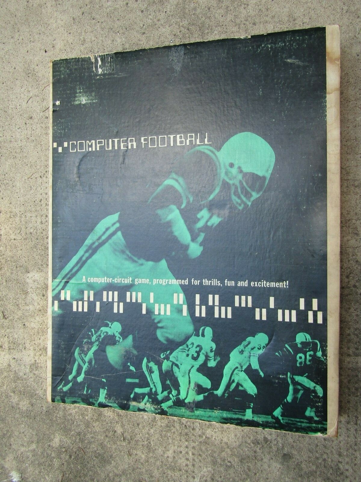 Vintage 1969 EDC Electronic Data Controls Computer Football Game w/ Org ...