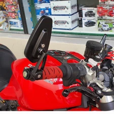 Motorcycle 7/8" Handle Bar End Side Mirrors For Ducati Monster 1200 1100 620 400