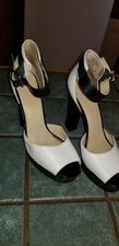 nine west womens leather high heels size 8