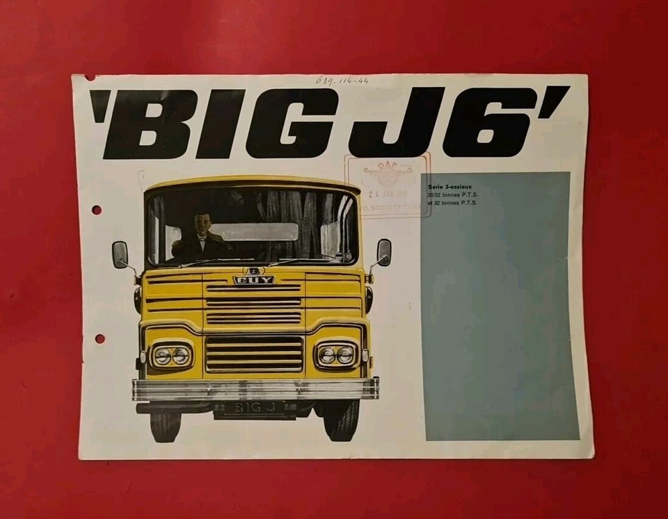 Guy Big J6 & J6t, 6Wheeler Truck Brochures 1967 eBay