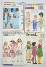 Vintage BURDA BUTTERICK SEWING PATTERNS Lot Of 4 | 9847 4622 4675 5575 Crafts