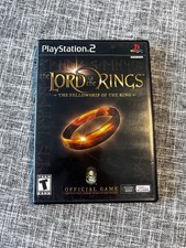 Lord of the Rings: Fellowship of the Ring (PlayStation 2, 2002) No Manual