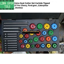 ValveSeatCutter Set Carbide Tipped 37 For Chevy,Ford.gmc,Caterpillar,Komtus BEST
