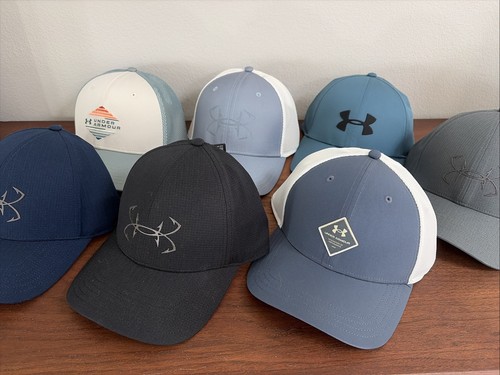 SEVEN Under Armour Fish Hat UA Pro Fit Mesh Cap Fitted + Snap Back Raised Logo