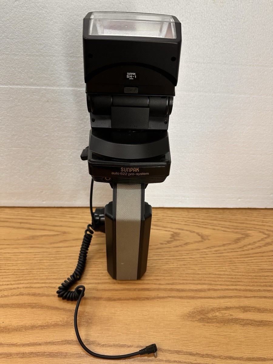 SUNPAK AUTO 622 PRO-SYSTEM Electronic Flash with SH-1 Flash Head