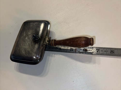 Vintage Oneida silver plated and wood "silent butler" crumb catcher - Picture 7 of 7
