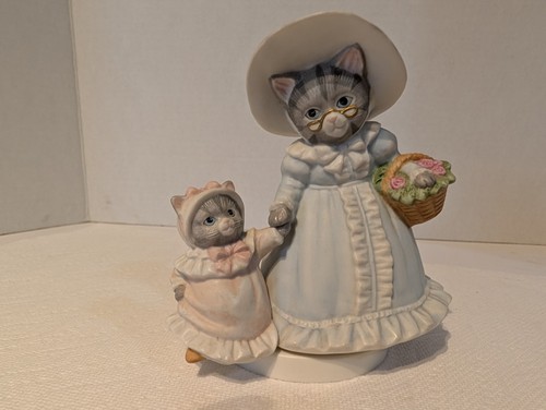 SCHMID KITTY CUCUMBER Priscilla and Baby Pickles Music Box Sunshine Of My Life - Photo 9/14