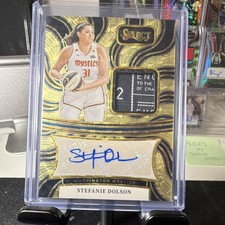 2025 Panini Select Prizm Stefanie Dolson Washington Mystics Gold Vinyl  1/1