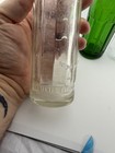 Vintage Embossed Soda Bottle Lot of 3 Green & Clear, 10 fl oz — photo 3