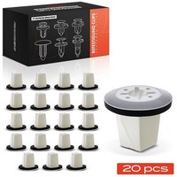 Frankberg 20X NYLON-CLIP Weiß Passend FüR Mazda 2 3 5 6 CX-3 CX-5 CX-7 CX-9 MX-5