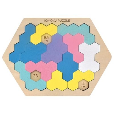 Devica Educational Game Ikumoku Wooden Educational Calendar Puzzle 113029from JP