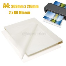 25-1000 Stk. Laminierfolien A4 glänzend in 80 mic Laminiertaschen Laminierfolie