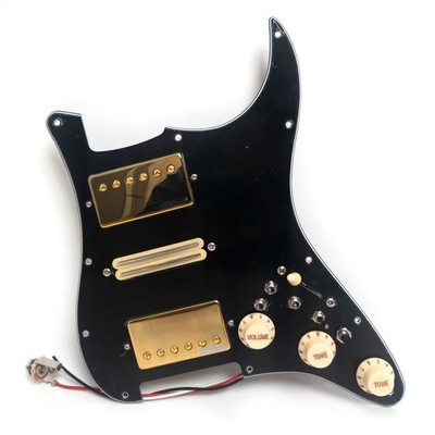 HSH Prewired Loaded Pickguard with Humbucker Pickups for Fender Strat Guitar