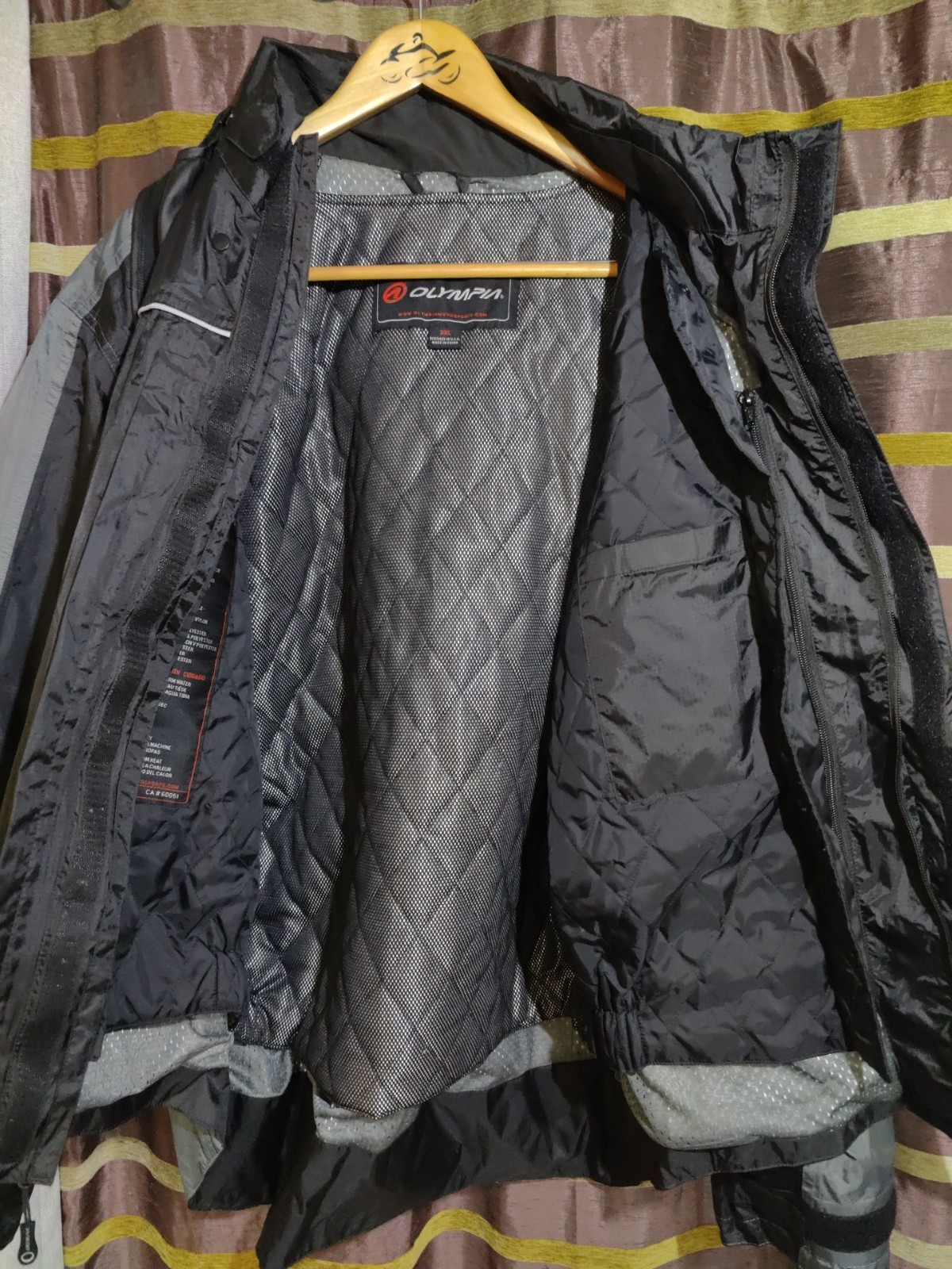 Olympia Dakar 2 Adventure 3-Pc System Jacket  3XL  Gray – CE Armor Motorcycle Ja