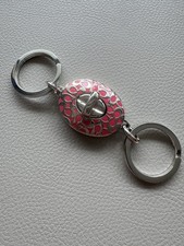 Authentic Vintage Coach Turnlock Keychain Fob Charm