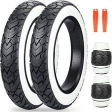 Roauick 20x4.0 Folding Fat Bike White Wall Tires Kit 2-pack 2 Tubes 2 Tire Roauick 20x4.0 Folding Fat Bike White Wall Tires Kit 2-pack 2 Tubes 2 Tire