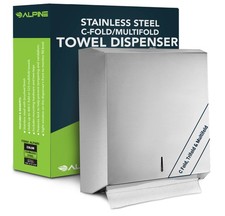 Paper Towel Dispenser, medium, Stainless Steel