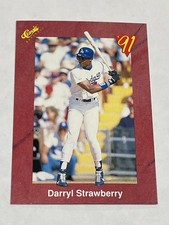 1991 Classic II Baseball #T73 - Darryl Strawberry - Los Angeles Dodgers