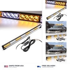 Emergency Light Bar 35.5 Inch Traffic Advisor Led Strobe Light Bar Kit Rainpr...