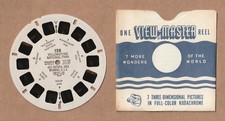 Vintage View-Master reel 128 Yellowstone National Park Old Faithful Area Wyomin