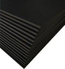 Black Foam Board 12 x 16   15 Pack, 3/16" 5mm Thick Foam Core Poster Board ...