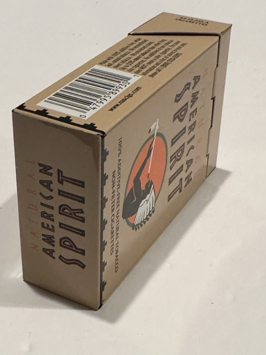 american spirit metal cigarette box American Spirit Metal Tin Pack Tan