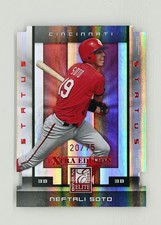 2008 Donruss Elite Extra Edition #77 Neftali Soto /75 Status Cincinnati Reds