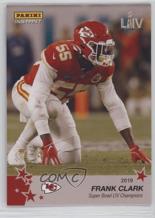 2020 Panini Instant Chiefs Super Bowl Box Set Frank Clark #17 0ae