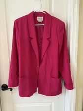 Allison Daley Hot Pink Size 14 Blazer