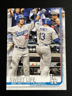 SWEET LIFE-MAX & CODY 2019 TOPPS BASEBALL 150 YEARS GOLD STAMP PARALLEL #202