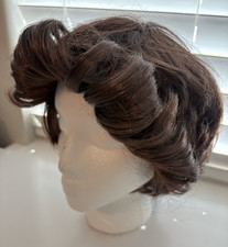 Rubie s Costume Wig Brunette Cosplay Theater Soft Waves Big Curl Dress Up Fun