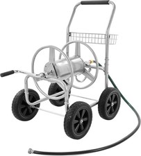 Hose Reel Cart, Hold Up to 250 ft of 5/8’’ Hose, Garden Water Hose Carts Mobile