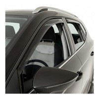 Windabweiser Regenabweiser FüR Seat Arona 2017-2026 Dunkel Acryl 4Tlg